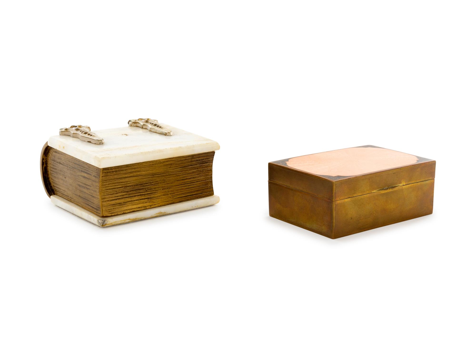 Two Continental Table Boxes