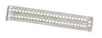 A Platinum, Diamond and Cultured Pearl Bracelet, 43.30 dwts.