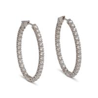 DIAMOND HOOP EARRINGS