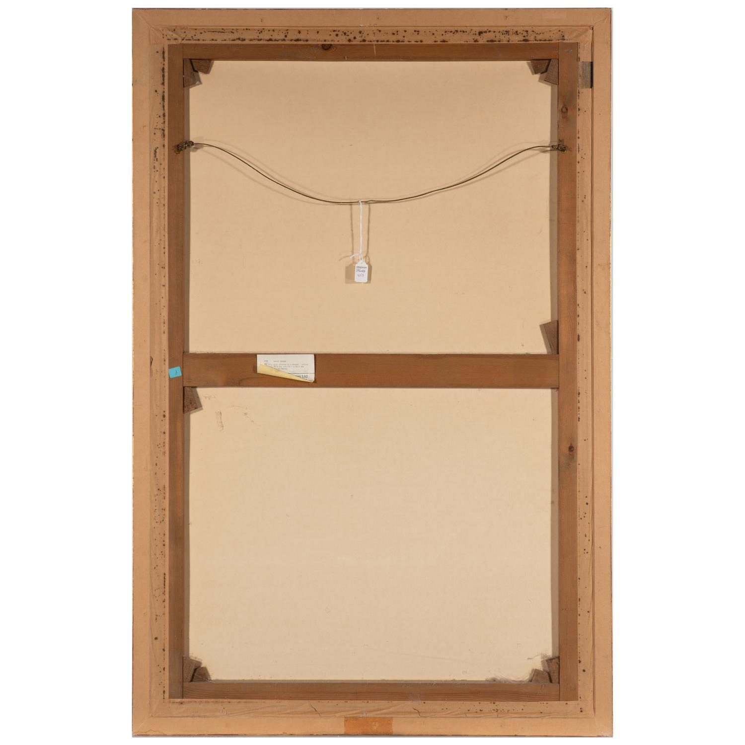 David Inshaw (British, b. 1943) — The Room in Cambridge, c. 1976-78