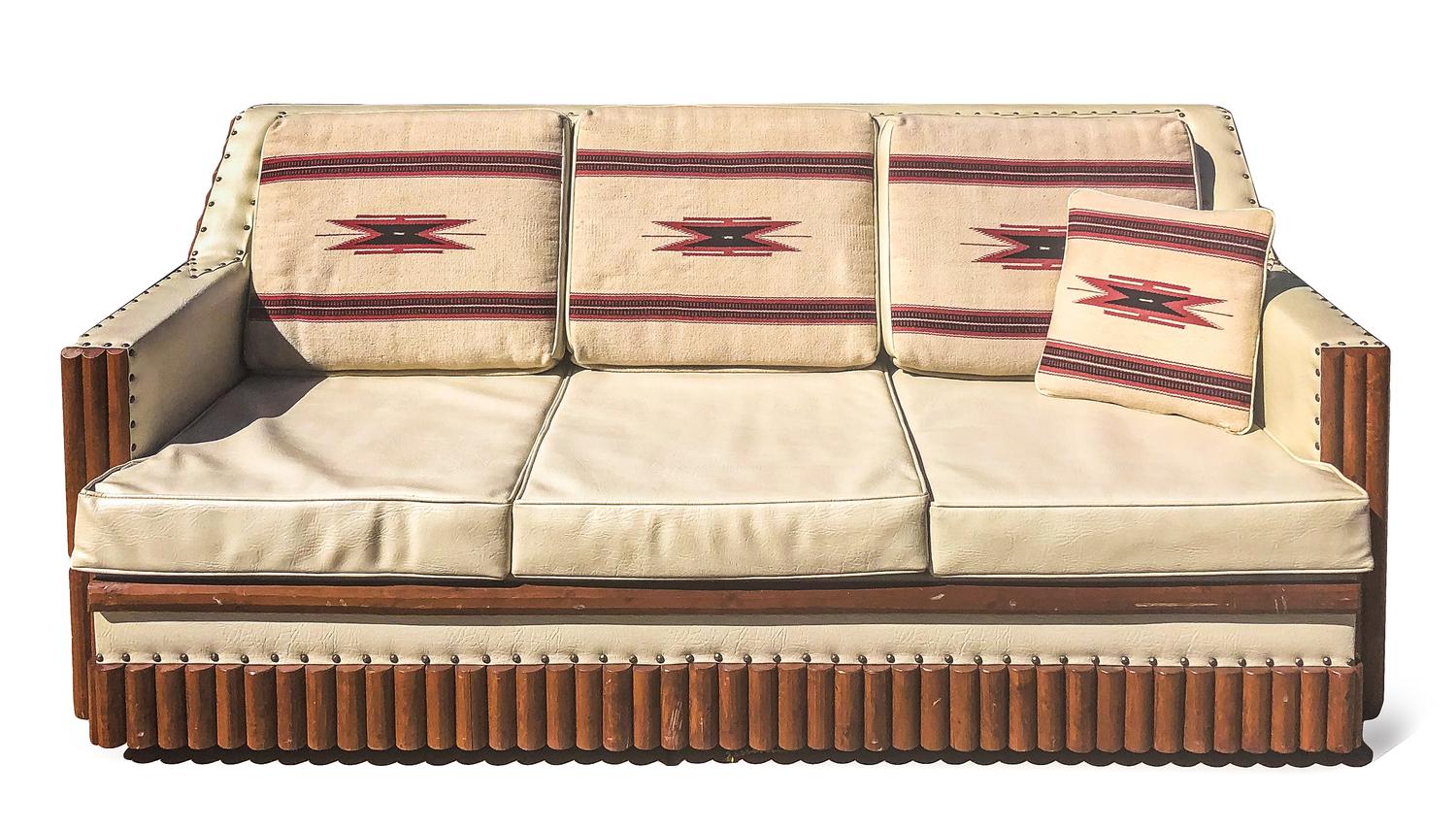 A Molesworth Style Sofa by New West Furniture Company 32 x 78 x 36 1/4 inches