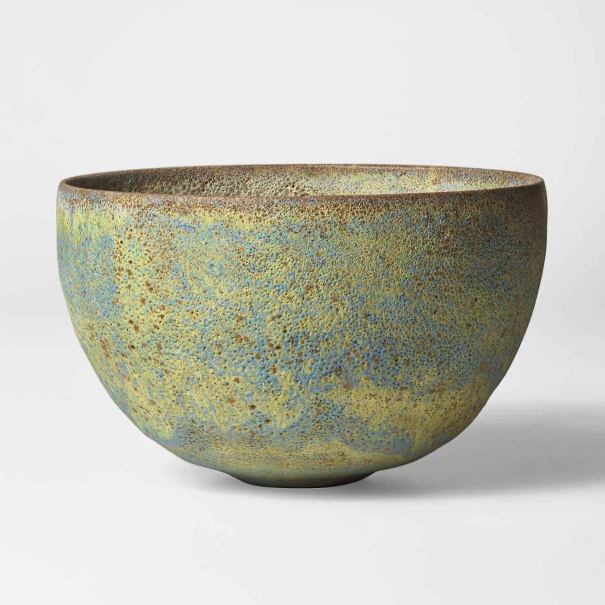 Gertrud Natzler (Austrian-American, 1908-1971) and Otto Natzler (Austrian-American, 1908-2007) Bowl with Crater Glaze, Los Angeles, California, USA, circa 1958