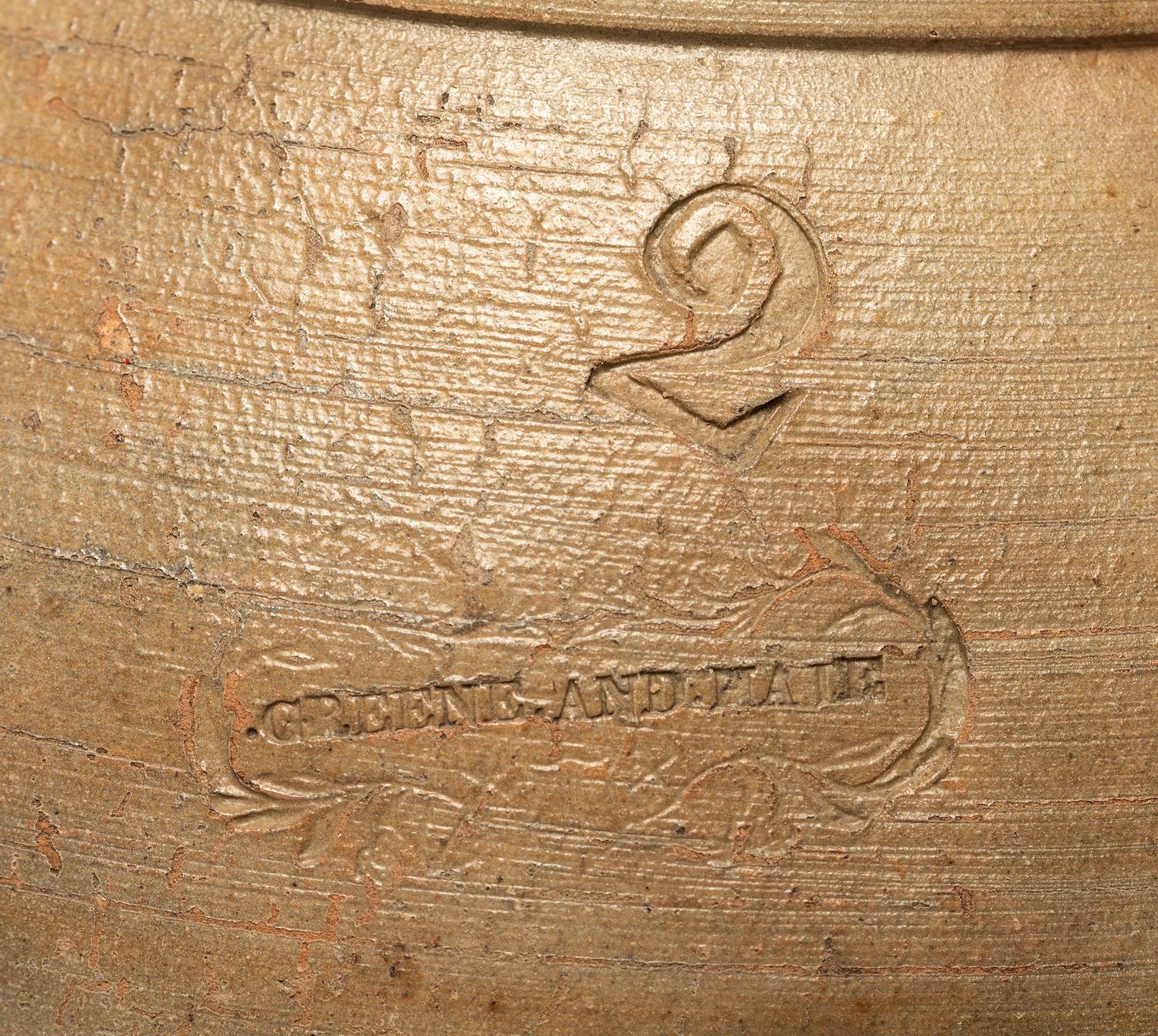 Two Rare Stoneware Crocks