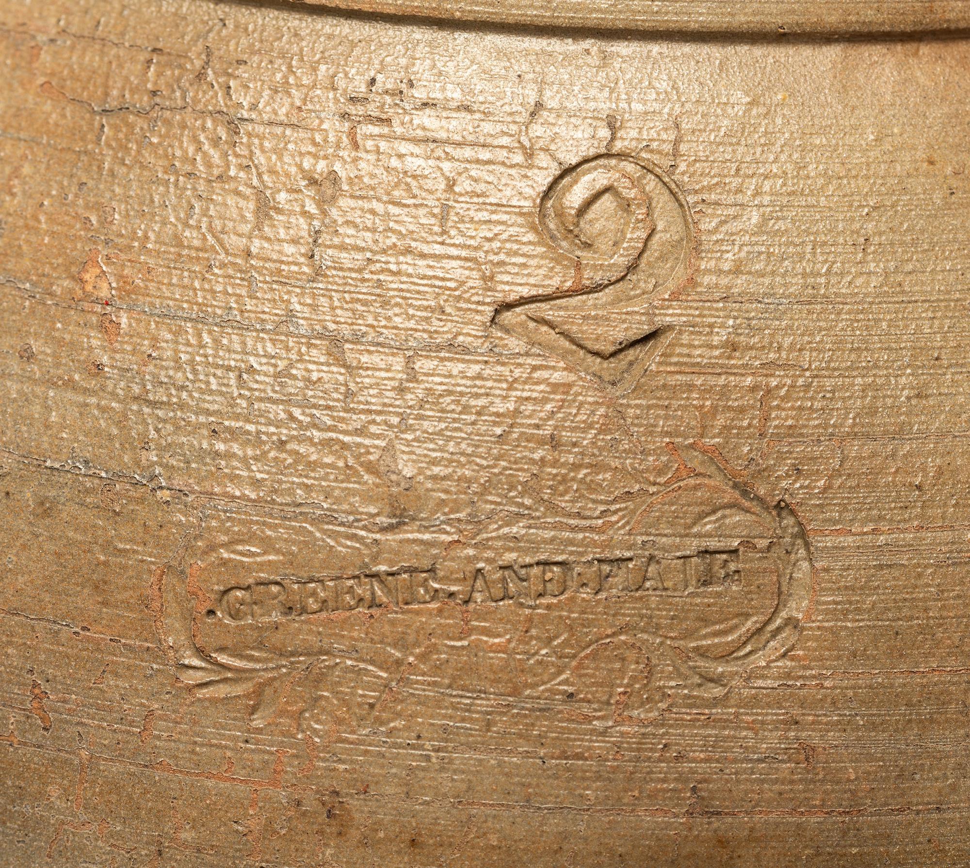 Two Rare Stoneware Crocks