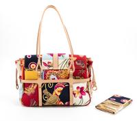 Ferragamo Multicolor Handbag with Wallet, 1990-2000s