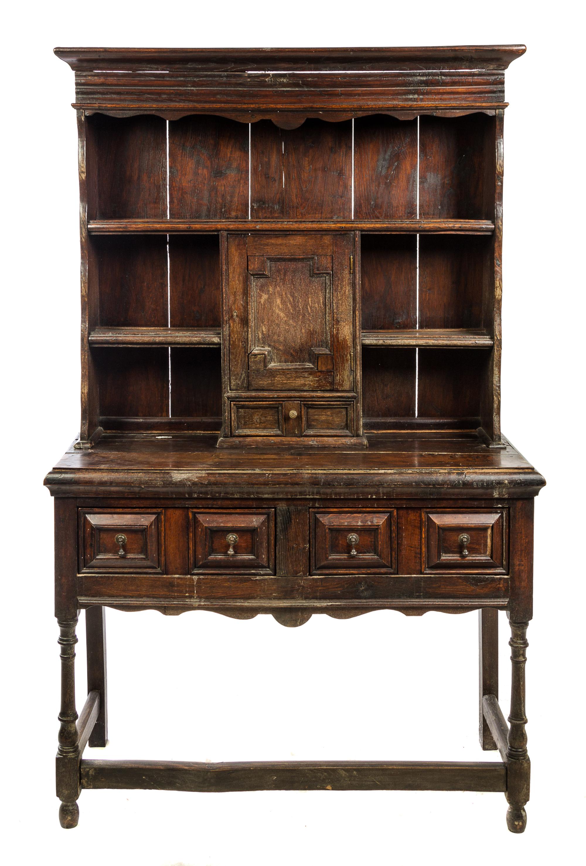 A Charles II Style Cupboard Height 72 x width 46 x depth 19 inches. — 18TH/19TH CENTURY