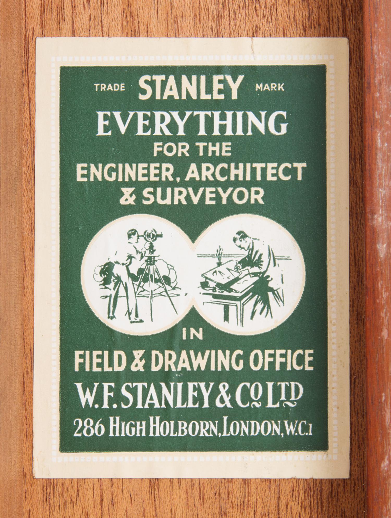 A Stanley Fuller Calculator Circular Slide Rule Length of first 17 1/4 inches. — W. F. STANLEY & CO. LTD., LONDON, 1950