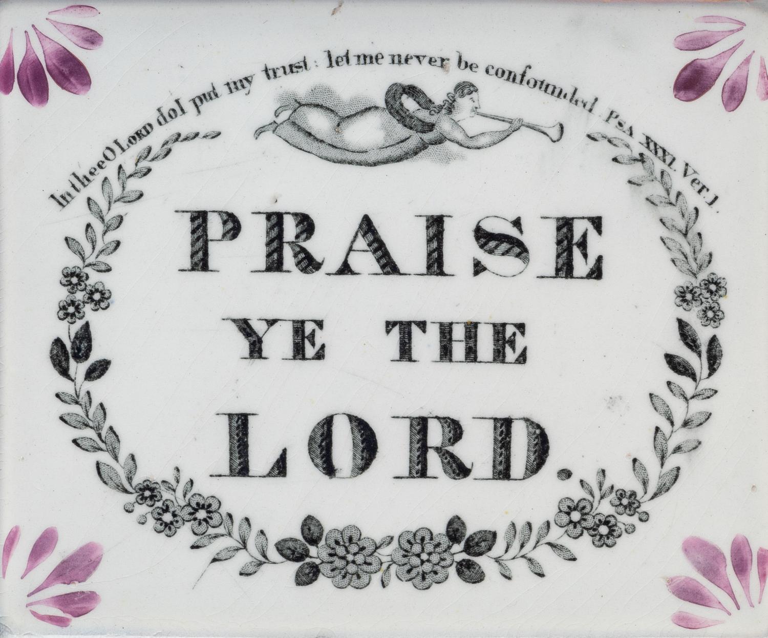 Three Sunderland Luster Religious Plaques