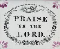Three Sunderland Luster Religious Plaques