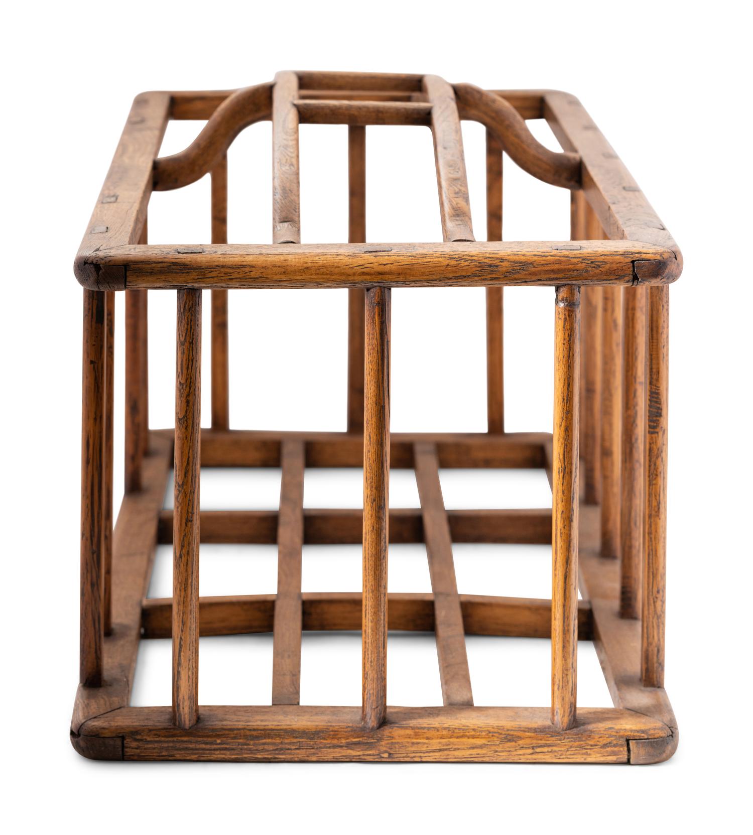 A Chinese Wood Book Rack