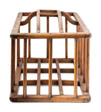A Chinese Wood Book Rack
