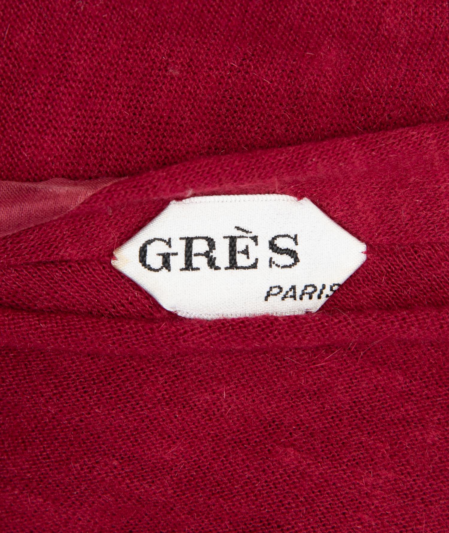 Madame Grès Haute Couture Dress, 1970-80s