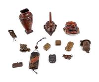 Thirteen Japanese Decorative Articles