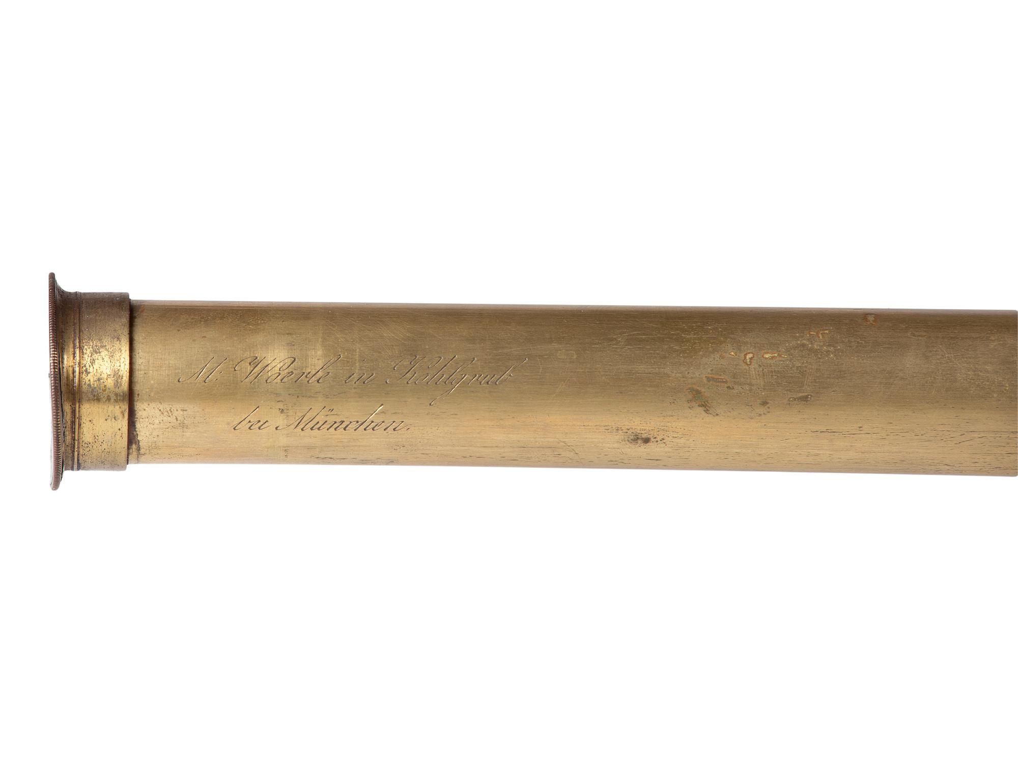 A group of 6 handheld telescopes found in the workshop of George W. Fitz, Peconic, New York.