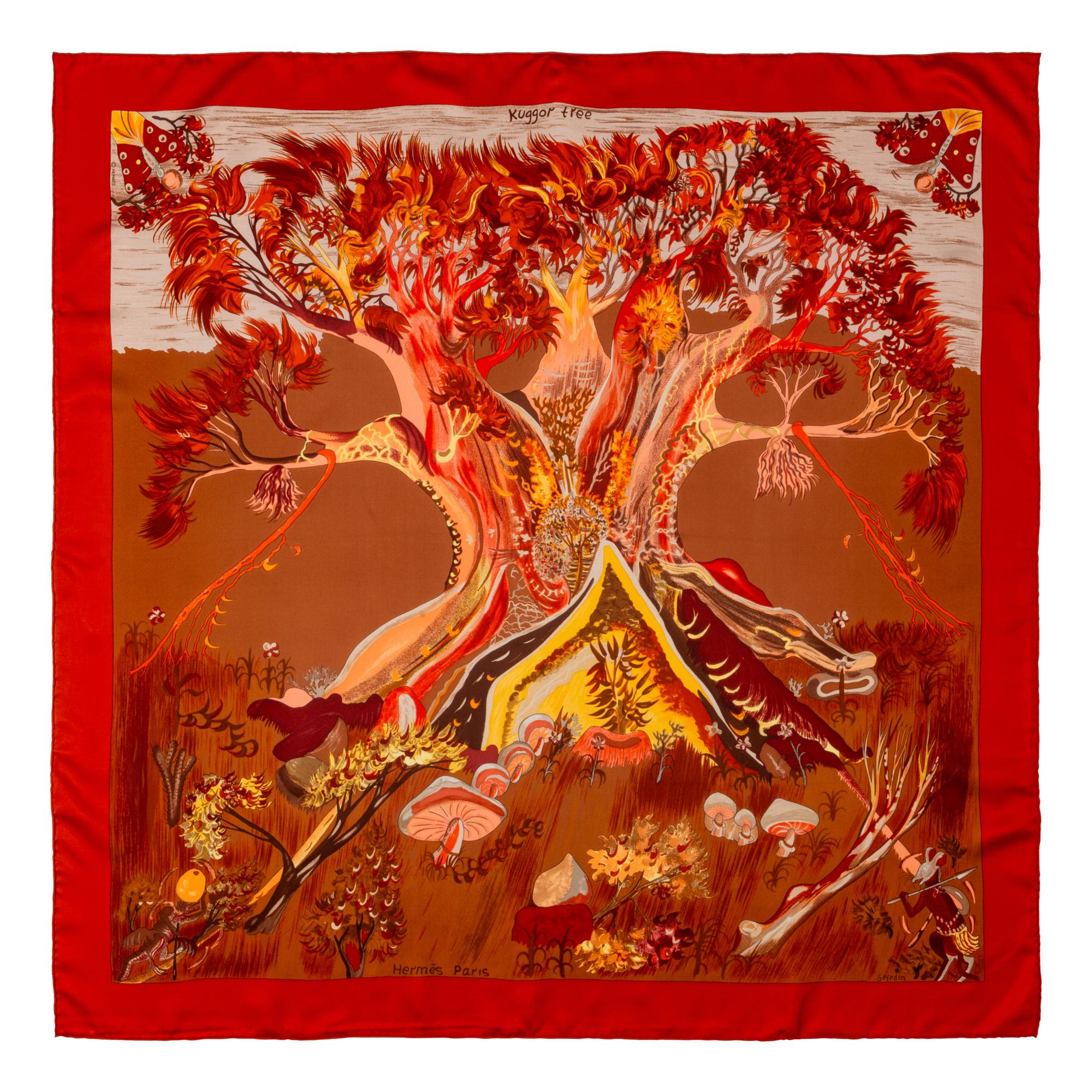 A Group of Three Hermès Scarves