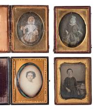 [EARLY PHOTOGRAPHY]. 29 quarter plate and ninth plate daguerreotypes of children.