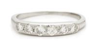 A Platinum and Diamond Ring, 1.90 dwts.