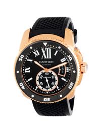CARTIER, 18K YELLOW GOLD 'CALIBRE DE CARTIER' WATCH