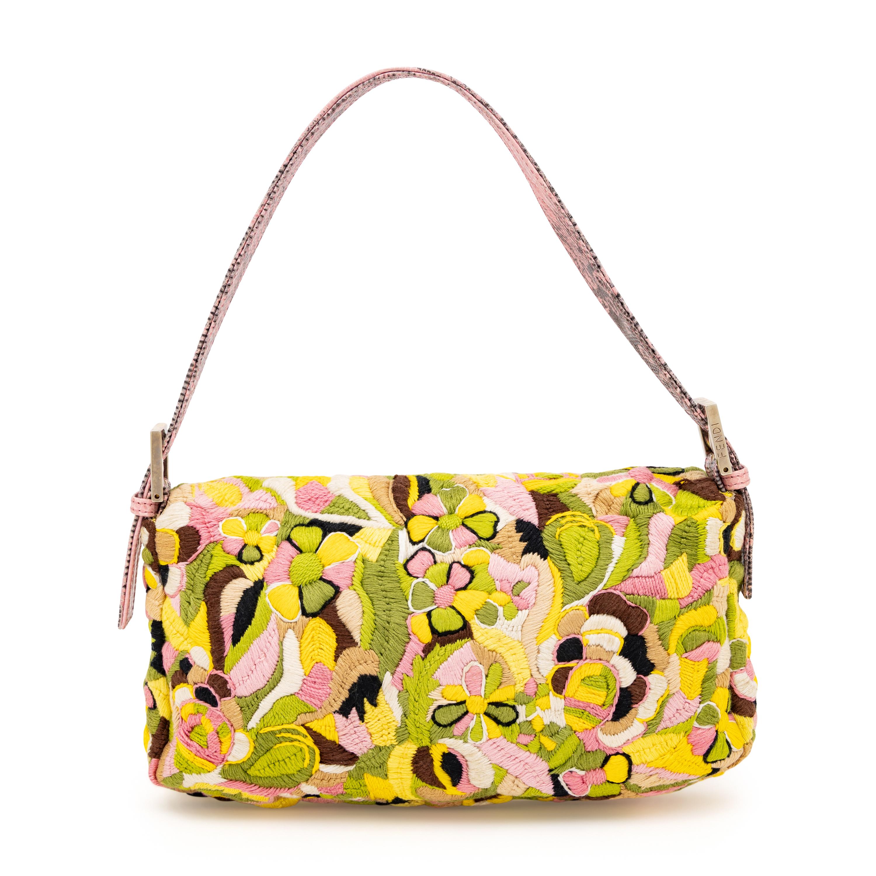 Fendi, Embroidered Baguette Bag