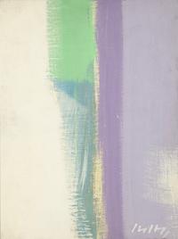 Untitled: White, Purple, Green, 1972