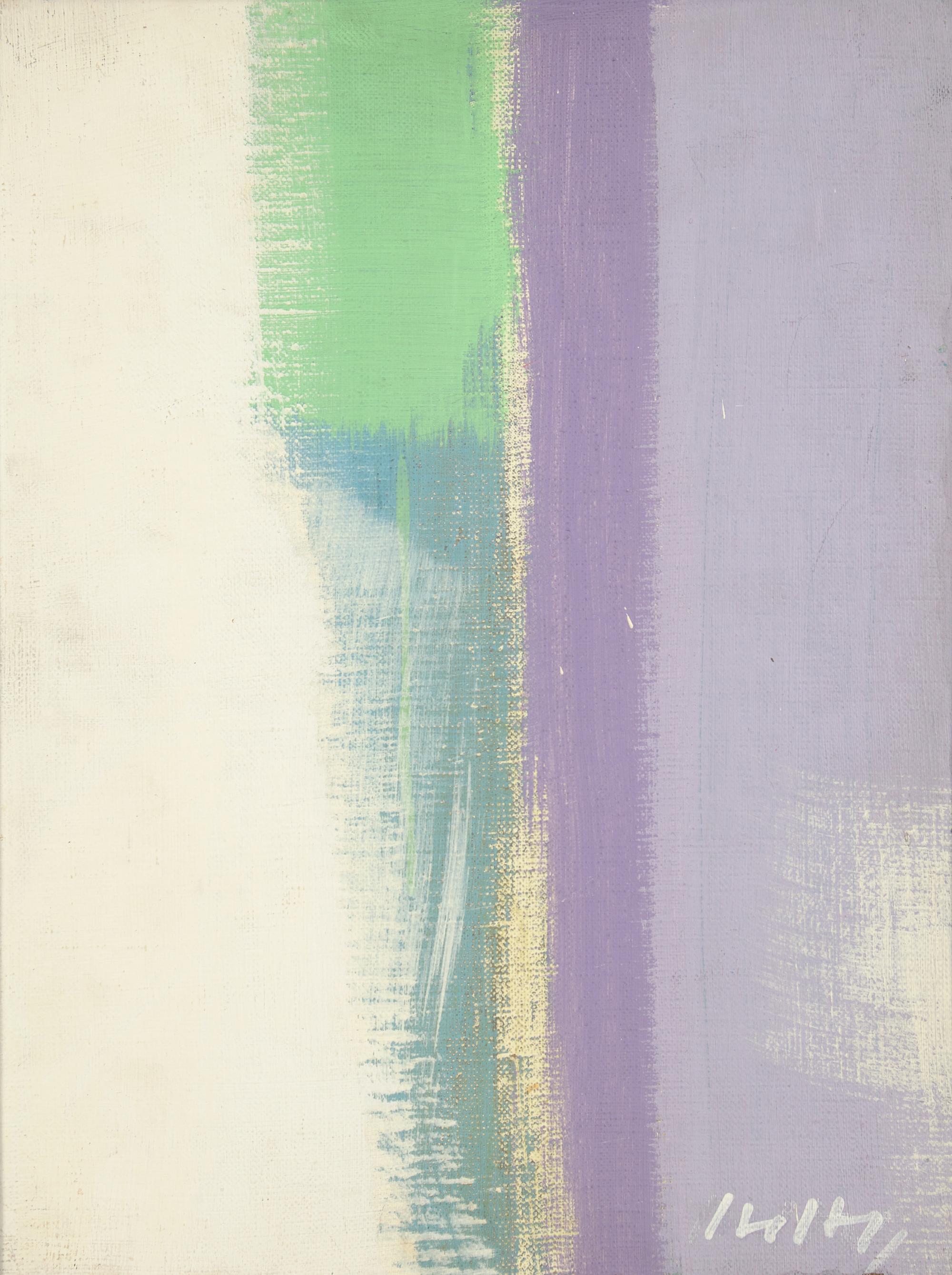 Untitled: White, Purple, Green, 1972