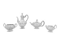 An Exceptional Four-Piece English Silver Coffee Service