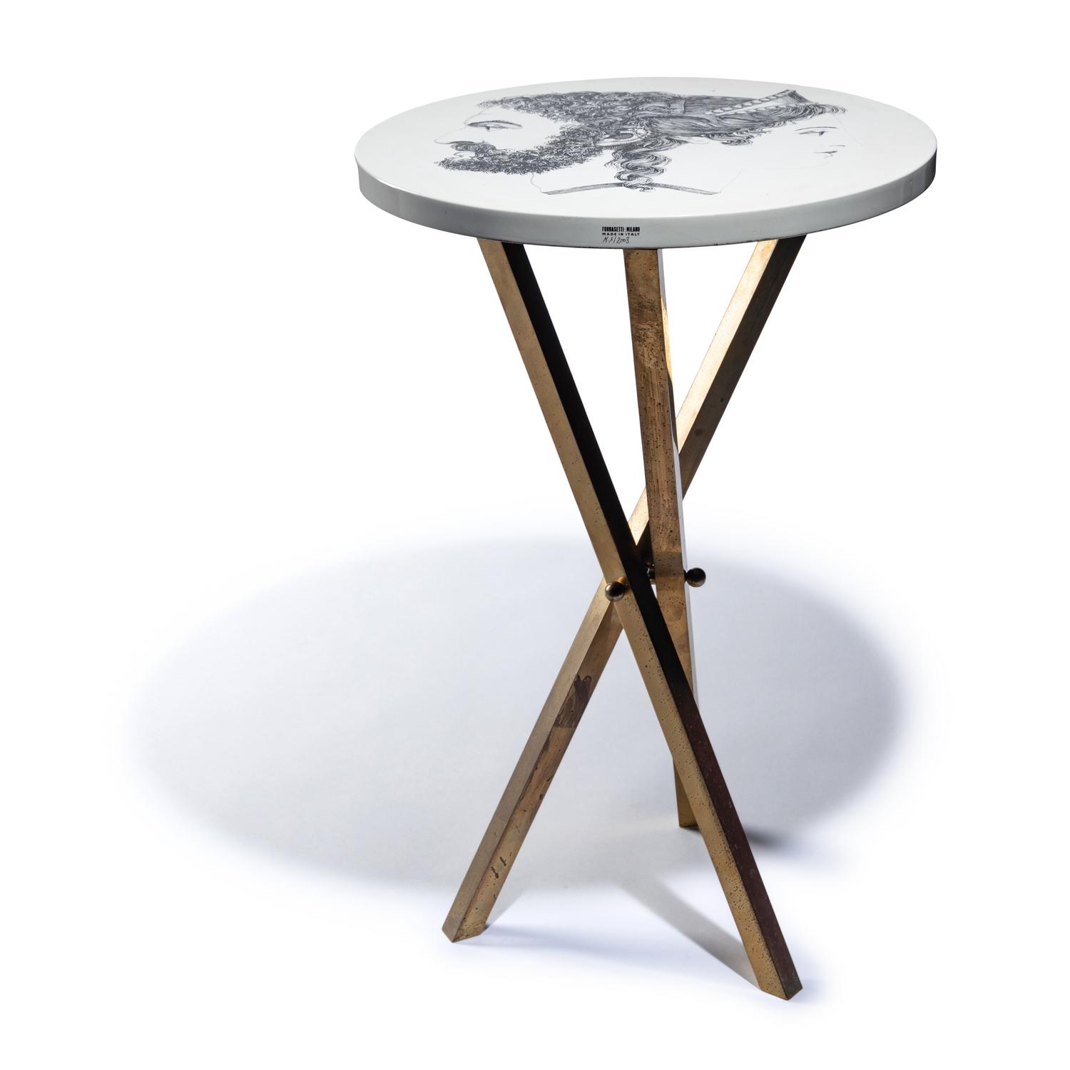 Piero Fornasetti (Italian, 1913-1988) — 'Giano Bifronte ' Side Table