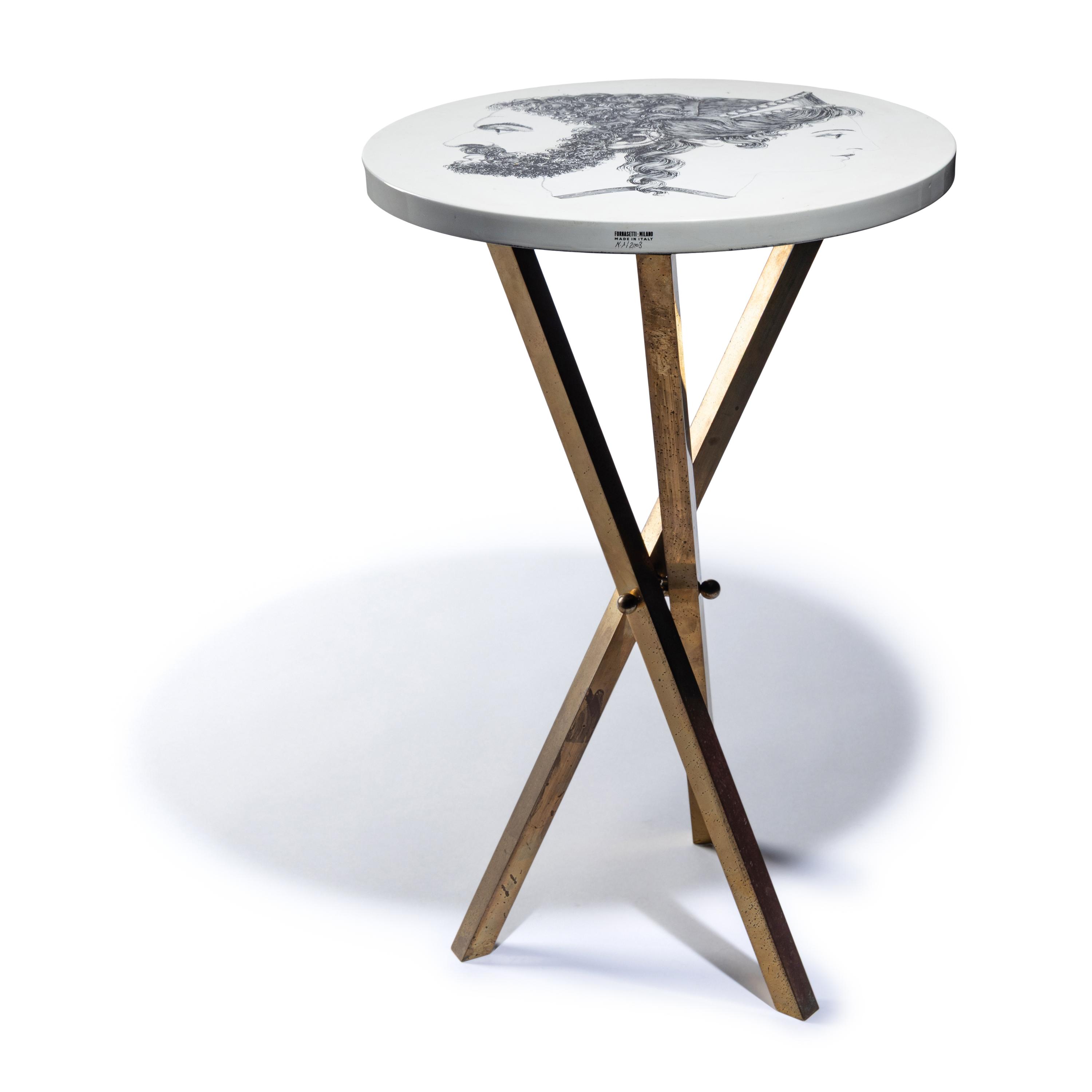 Piero Fornasetti (Italian, 1913-1988) — 'Giano Bifronte ' Side Table