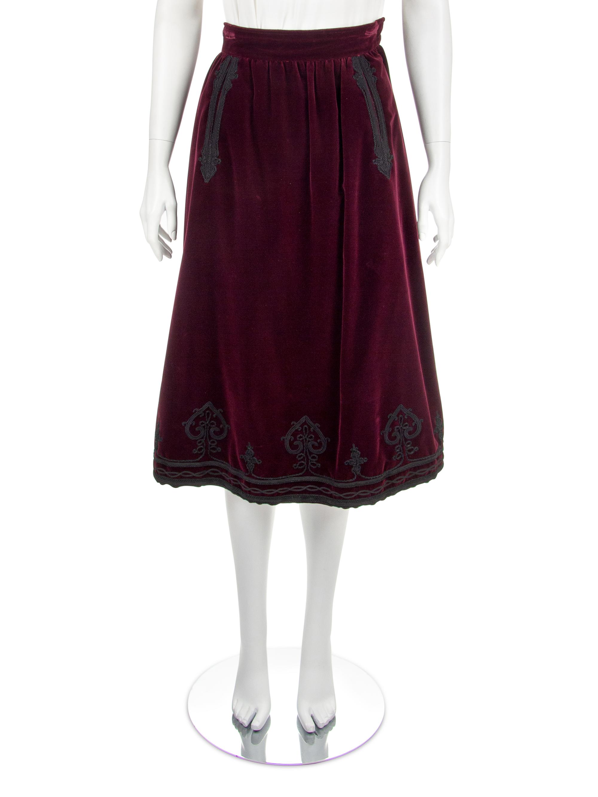 Saint Laurent Rive Gauche Skirt, 1970's