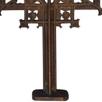 A Sullivan Designed Copper Over Iron Stair Baluster from Schlesinger and Mayer Department Store 10" W x 1" D x 31" H — United States, 1899