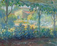 Albert Schmidt (American, 1885-1957) — Tesuque Garden