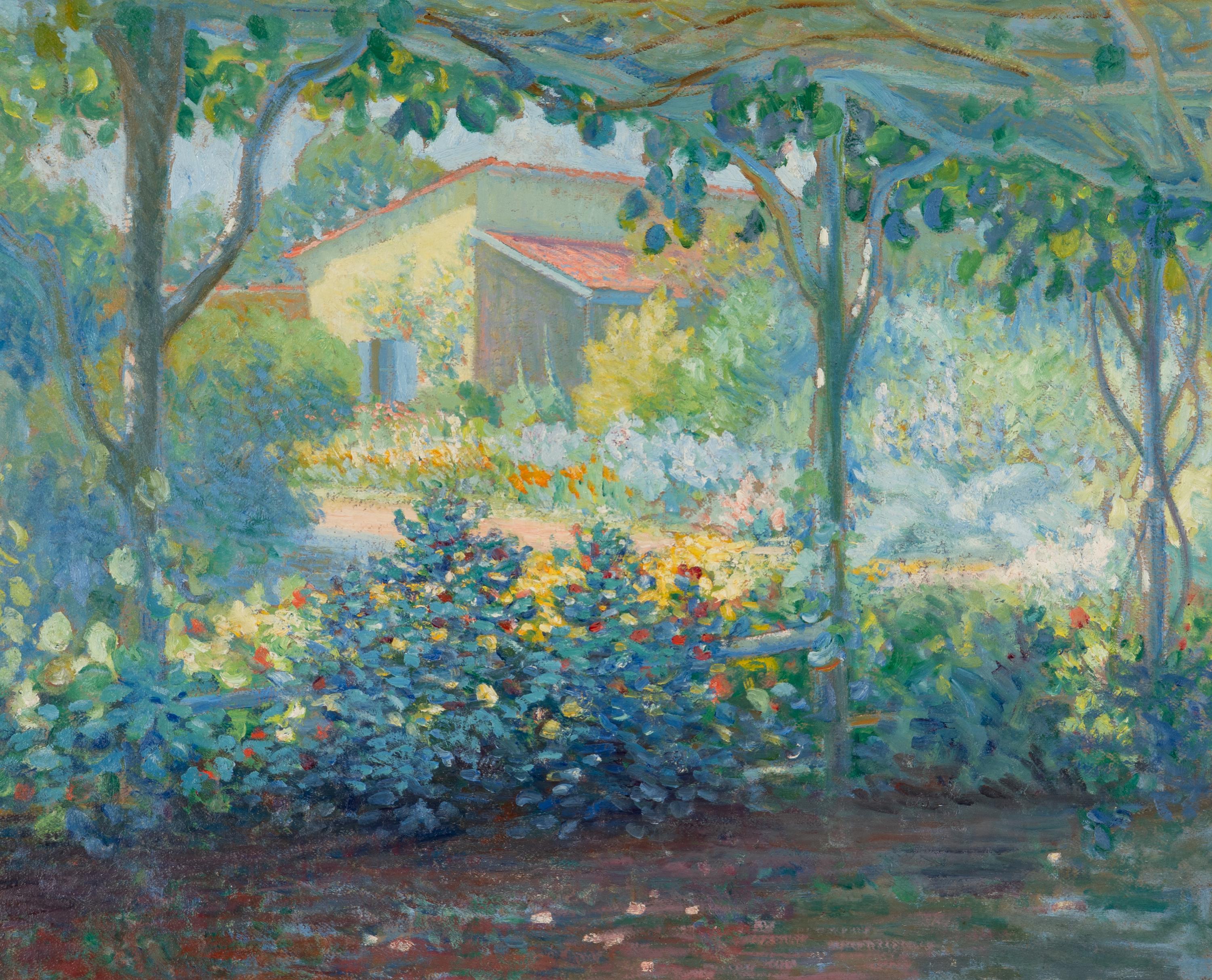 Albert Schmidt (American, 1885-1957) — Tesuque Garden