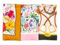 Three Gucci Scarves, 1980-2000s