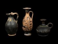 Three Greek Pottery Vessels