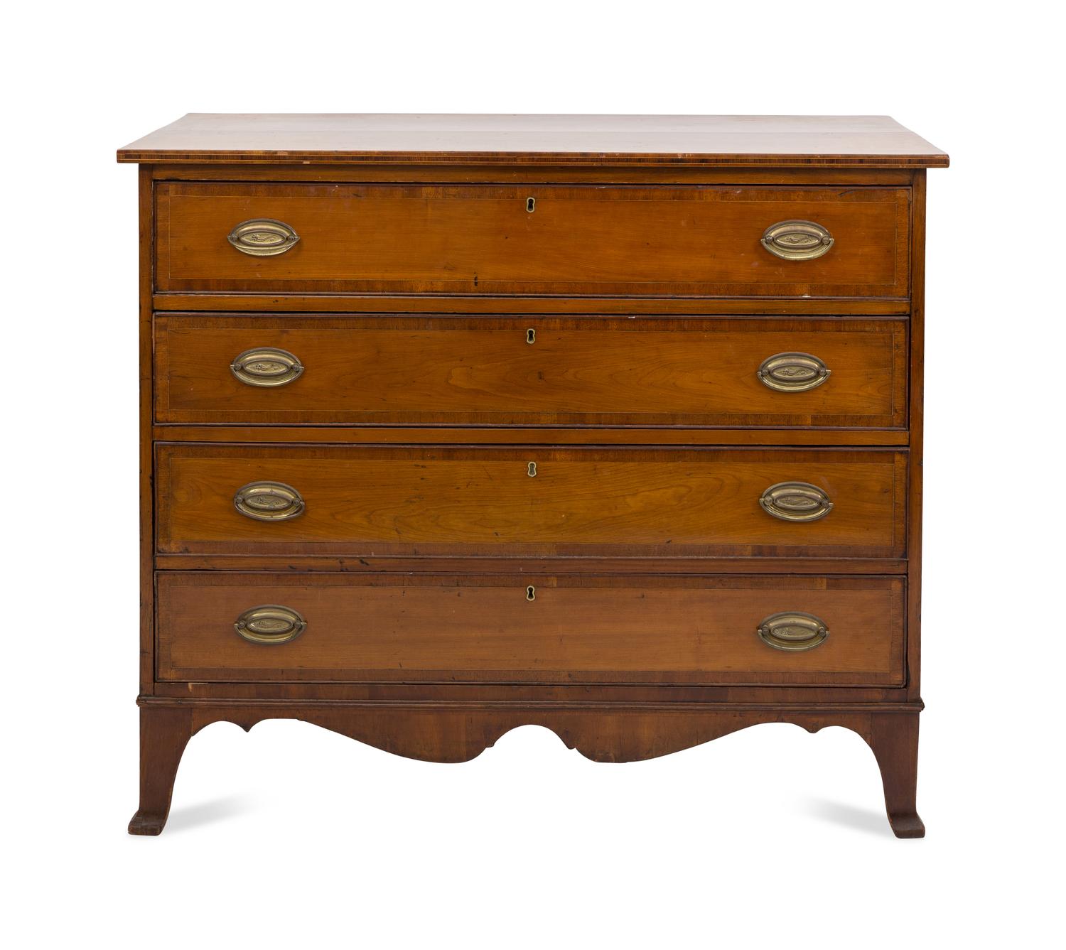 A Federal Mahogany Chest of Drawers