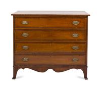 A Federal Mahogany Chest of Drawers