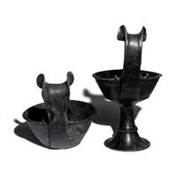 Two Etruscan Bucchero Kyathoi
