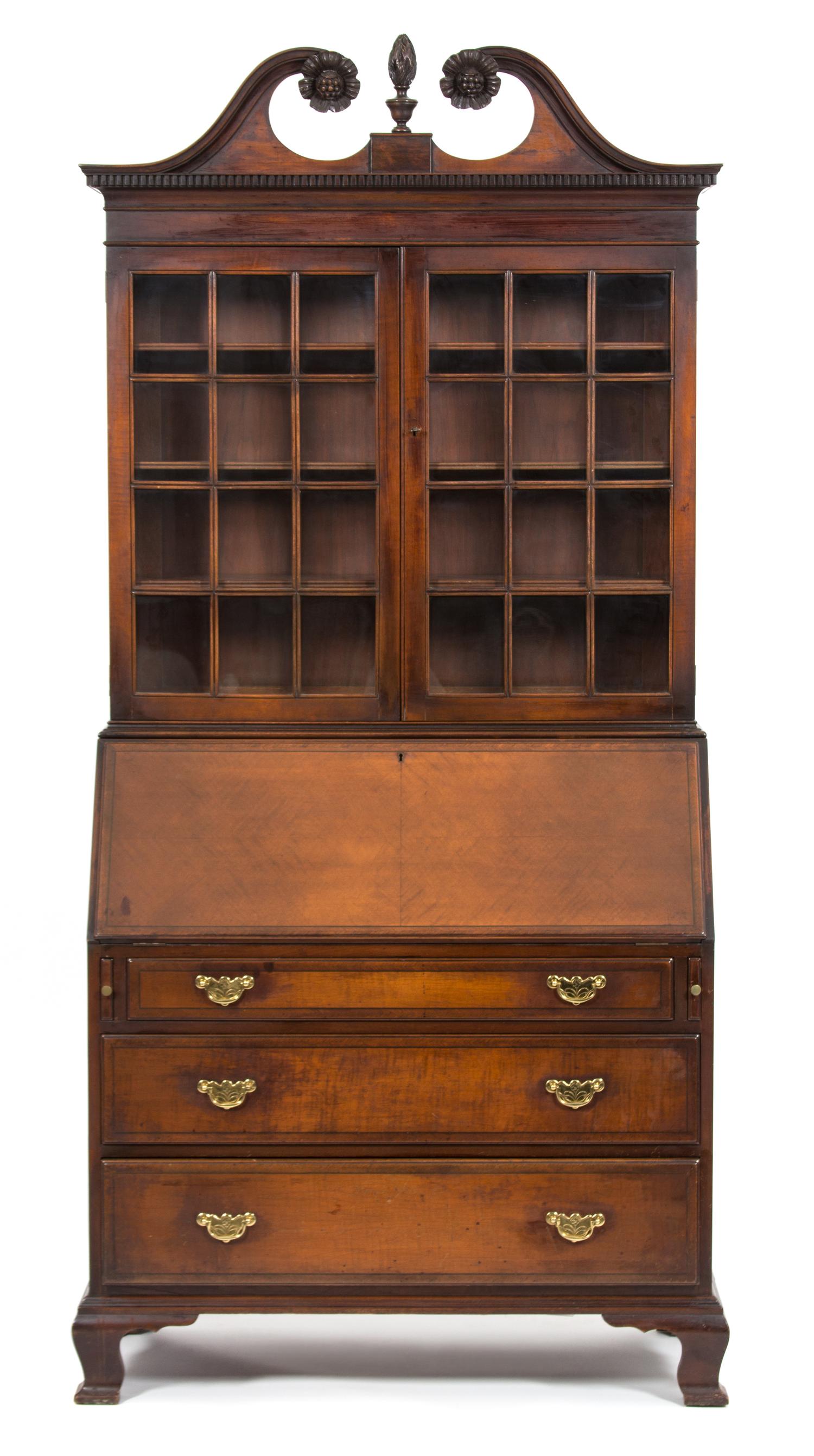 A Federal Style Secretary Desk — 20TH CENTURY