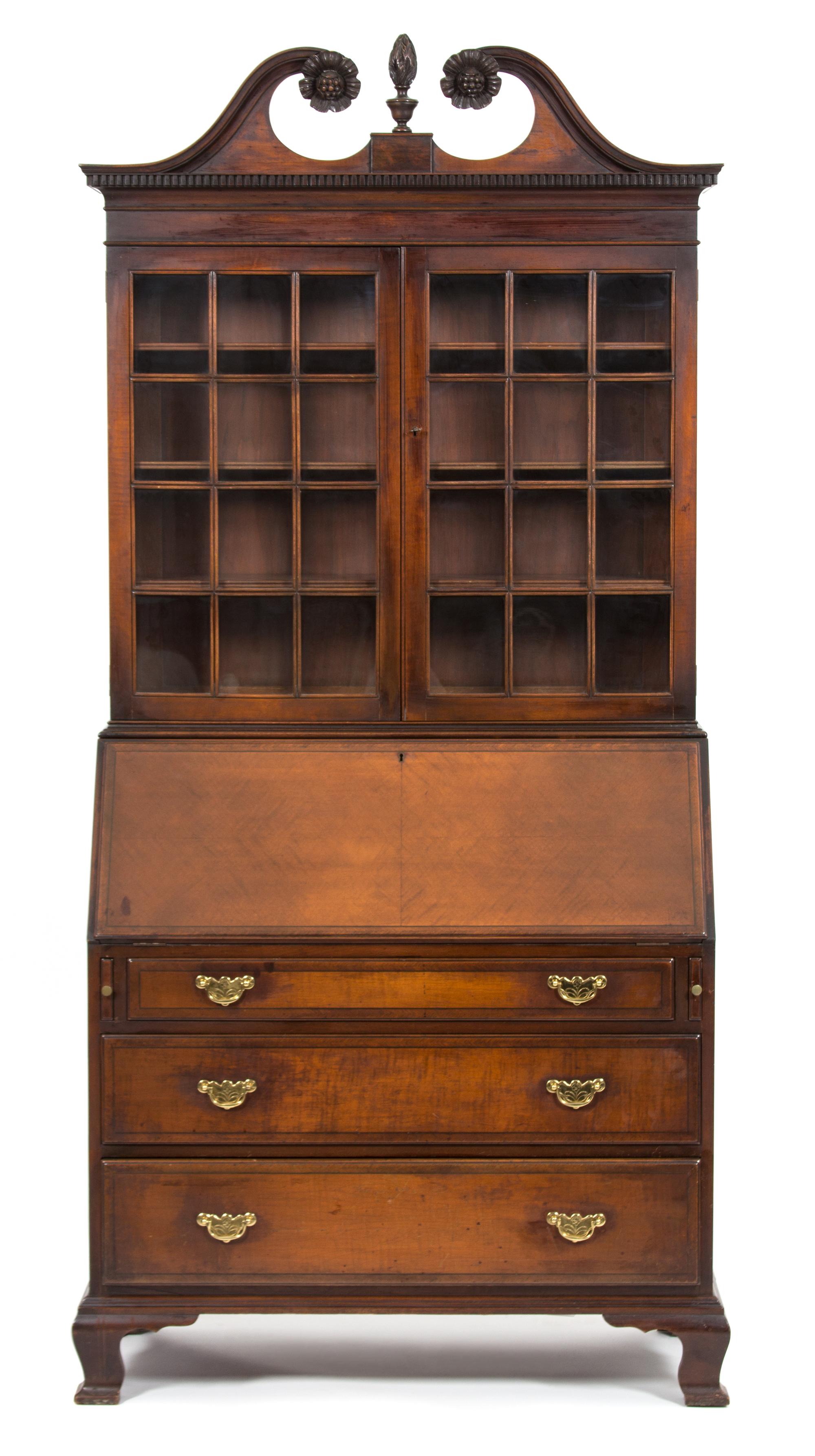 A Federal Style Secretary Desk — 20TH CENTURY