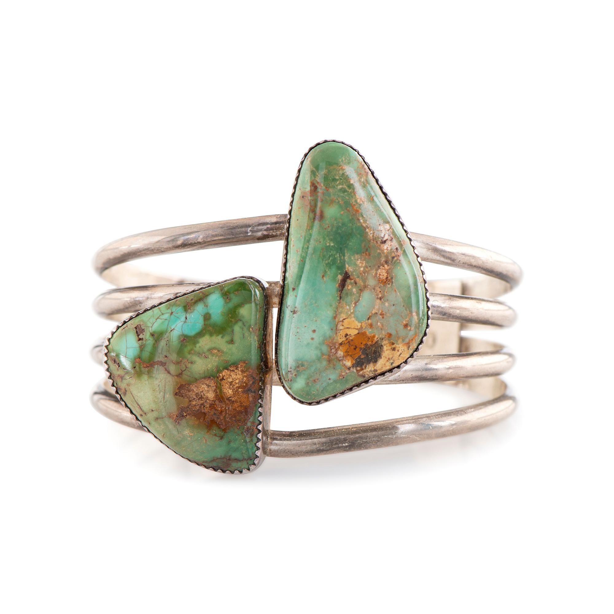 Sterling Silver and Turquoise Cuff Bracelet