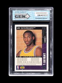A Group of 1996-97 Upper Deck Collector's Choice Kobe Bryant Rookie Basketball Cards,