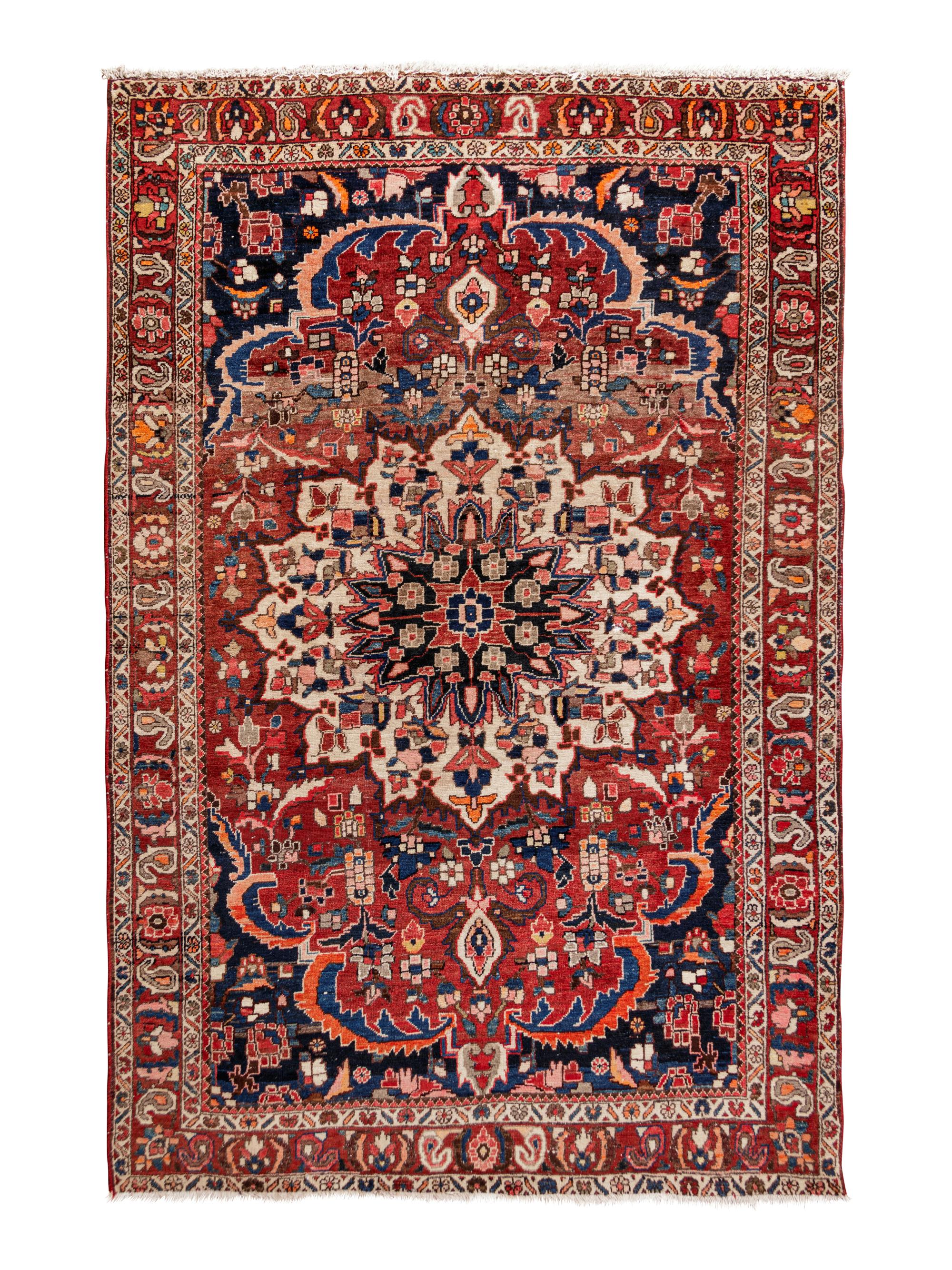 A Heriz Wool Rug