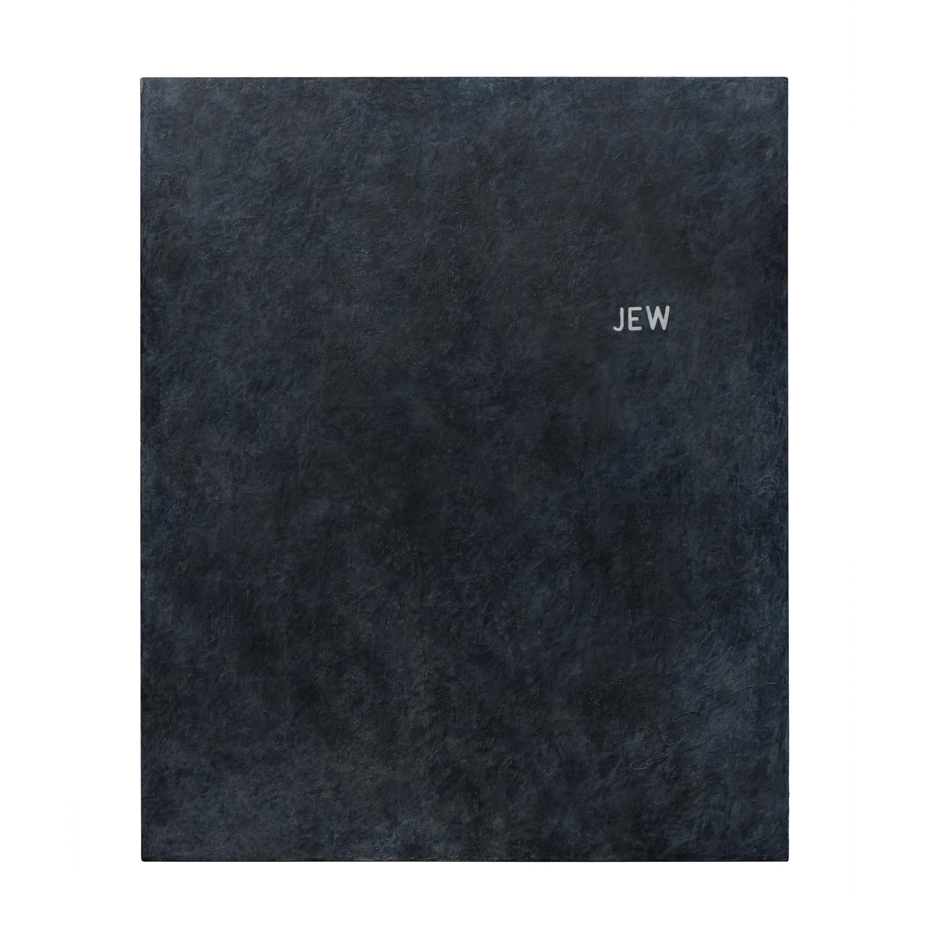 William Anastasi (American, b. 1933) — Breath (painting of the word JEW), c. 1988