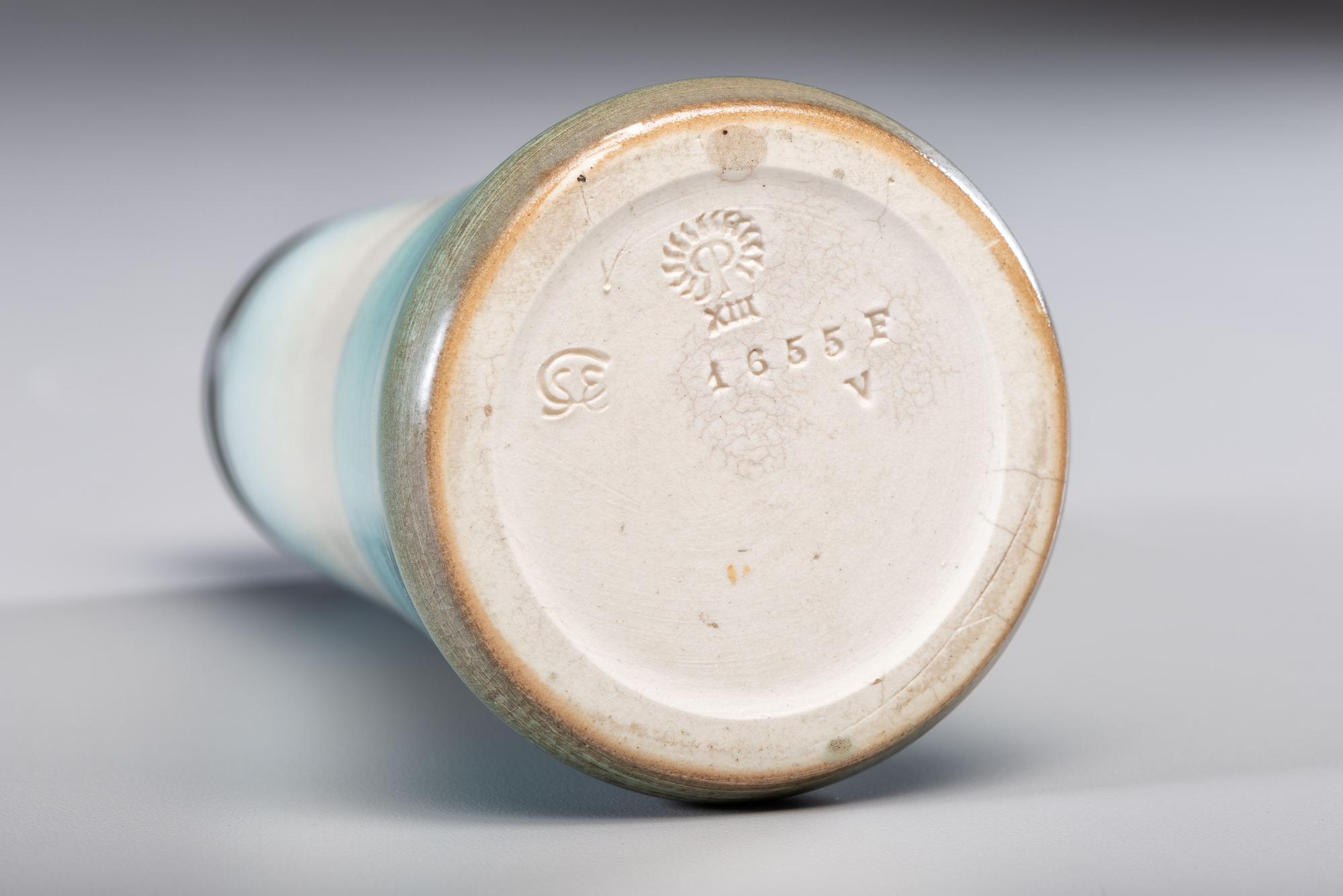 Vellum Vase with Sailboat, 1913