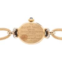 TIFFANY & CO., 14K YELLOW GOLD AND DIAMOND WATCH