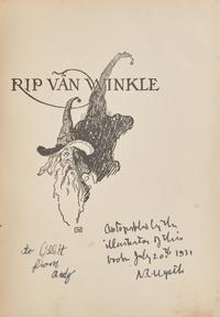 [Children's & Illustrated] (Wyeth, N.C.) Irving, Washington. Rip Van Winkle . Signed by N.C. and Andrew Wyeth