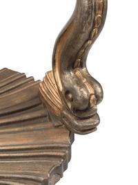 An Italian Carved and Painted "Grotto" Style Tête-à-Tête