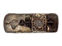 A J. and E. Stevens 'Boy Scout Camp' Cast Iron Mechanical Bank