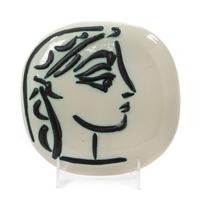 Pablo Picasso, (Spanish, 1881-1973), Jacqueline's Profile, White Background, 1956
