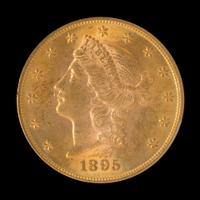 A United States 1895 Liberty Head $20 Gold Coin